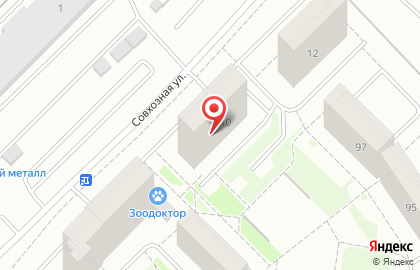 Стоматологическая клиника Территория улыбки на Совхозной улице на карте