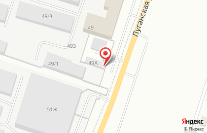 Специализированное предприятие Кузовной ремонт на Луганской улице на карте