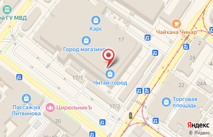 Магазин нижнего белья Мишель в Правобережном округе на карте