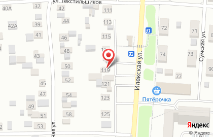 Сауна на Илекской в Ленинском районе на карте