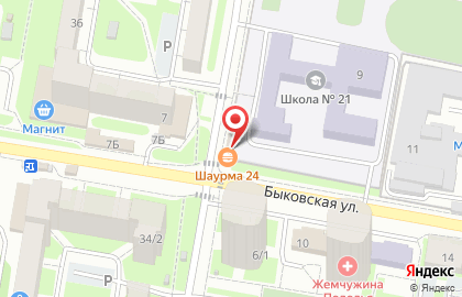 Киоск фруктов и овощей в Подольске на карте