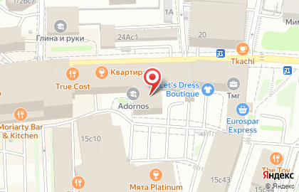 Сток-центр на Киевской на карте