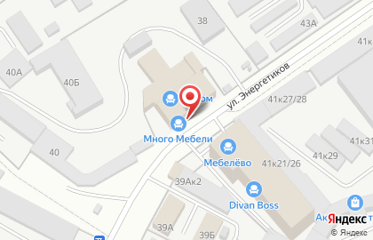 Мебельный магазин Много Мебели в Индустриальном районе на карте