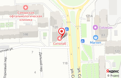 Стоматологическая клиника Сапфир на улице Советской Армии на карте