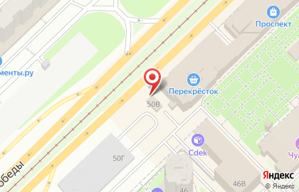 Автотехцентр Автолига на проспекте Победы на карте