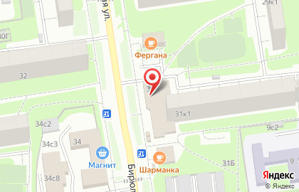Шаурменная на Бирюлёвской улице на карте