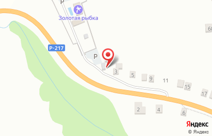 База отдыха Золотая рыбка на Первомайской улице на карте
