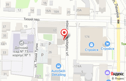 Торгово-сервисный центр Элкас в Тихом переулке на карте