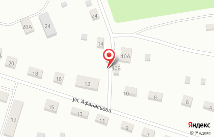 Продуктовый магазин Магнолия на улице Афанасьева на карте