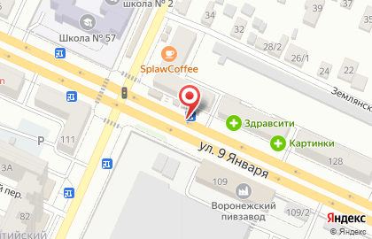 Киоск по продаже печатной продукции в Коминтерновском районе на карте