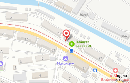 Банкомат СКБ Приморья Примсоцбанк в Первомайском районе на карте
