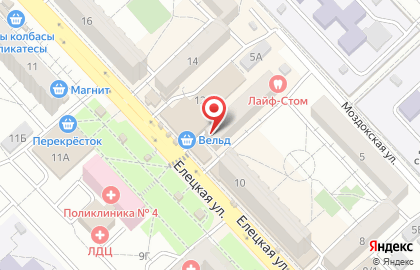 Магазин напитков Винница в Ворошиловском районе на карте