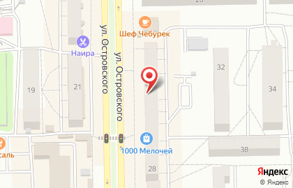 Салон элитной мебели Palazzo на улице Островского на карте