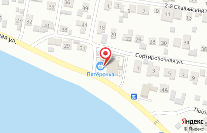 Супермаркет Пятерочка на Сортировочной улице на карте