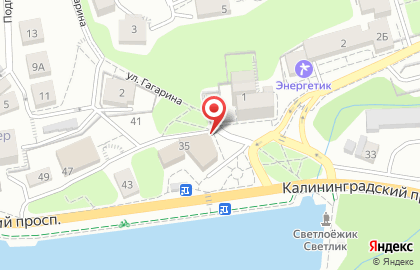 Магазин автозапчастей в Калининграде на карте