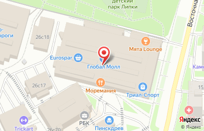 Биосфера на Восточной улице на карте
