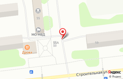 Мясная лавка на Строительной улице на карте
