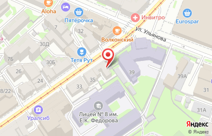 Агентство недвижимости Удачный Выбор в Нижегородском районе на карте