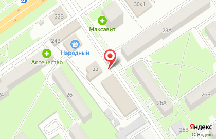 Магазин молочной продукции в Автозаводском районе на карте