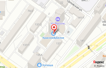 Магазин Красное & Белое в Уфе на карте