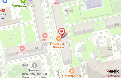 Пифко на Парголовской улице на карте