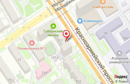 Продуктовый магазин Пчёлка на Красноармейском проспекте на карте