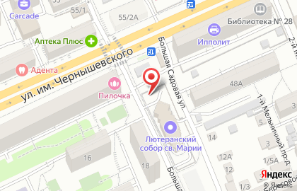 Магазин по продаже овощей и фруктов в Заводском районе на карте