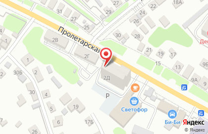 Магазин разливных напитков Моршанский купец на Пролетарской улице на карте