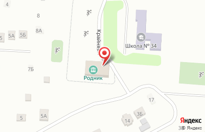 Дом культуры Родник в Южно-Сахалинске на карте