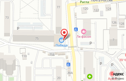 Универсам Семья на Батальной улице на карте