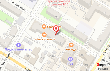 Адвокатский кабинет Новикова А.В. в Центральном районе на карте