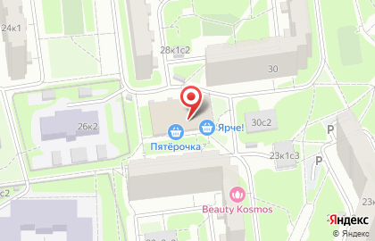 Гастроном в Москве на карте