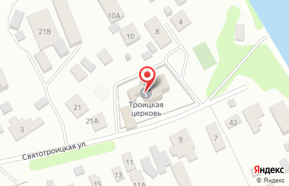 Храм Святой Троицы села Троицкое на карте