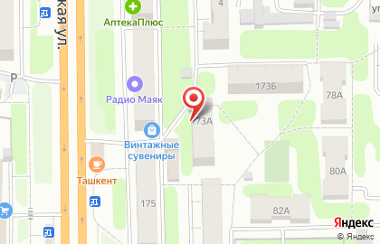 Магазин кондитерских изделий на Лежневской улице на карте