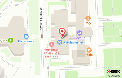 Российский центр капоэйры на метро Парк Победы на карте