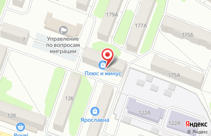 Магазин тканей в Ярославле на карте