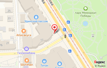 Оптово-розничный торговый центр Фактор в Советском районе на карте