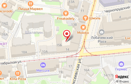 Максимус на Октябрьской улице на карте
