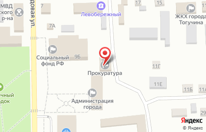 Прокуратура Тогучинского района на карте