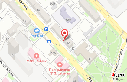 Белорусская лавка на улице Ленинградской на карте