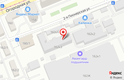 Производственная фабрика Калинка Плюс на Огородной улице на карте