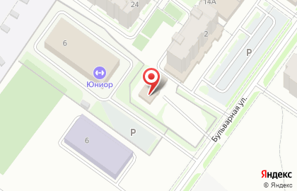 Автокомплекс на Бульварной улице на карте
