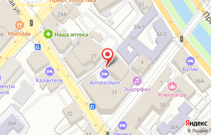 Водно-оздоровительный комплекс Амстердам на карте