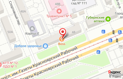 BOSS в Ленинском районе на карте