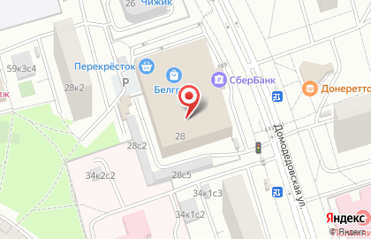 Семь Холмов на Домодедовской на карте