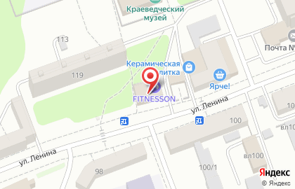 Фитнес-клуб FitnessON на улице Ленина в Орехово-Зуево на карте