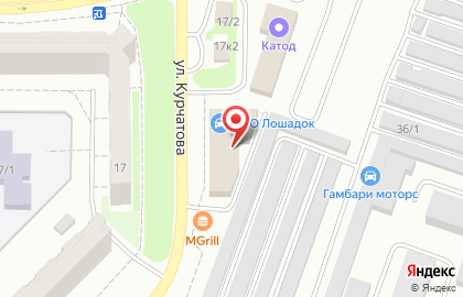 ООО Росгосстрах на улице Курчатова на карте