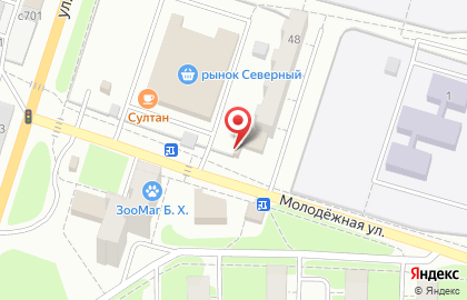 Магазин продуктов У Васильича на улице Богдана Хмельницкого на карте
