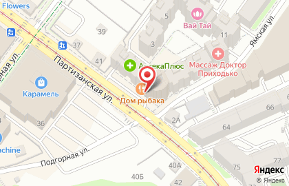 Сеть стоматологических клиник Альдента на Партизанской улице на карте
