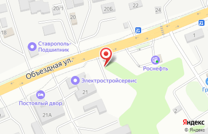 АГЗС на Объездной улице на карте